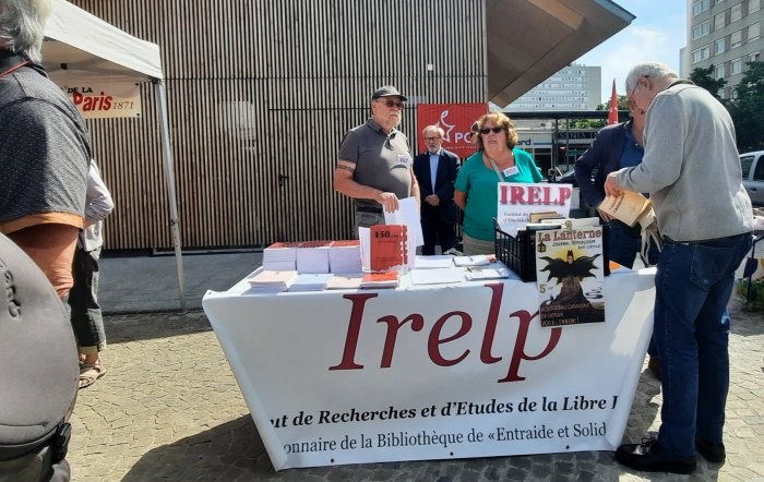 le stand de l&rsquo;IRELP, le 21 mai 2022