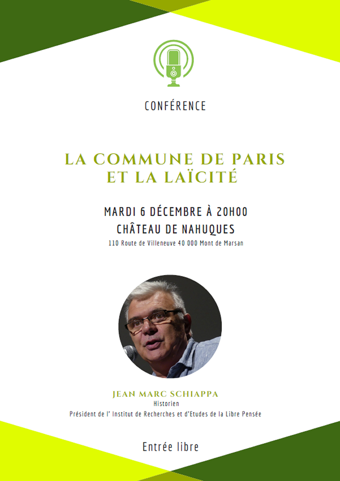 Conférence « La Commune de Paris et la laïcité »